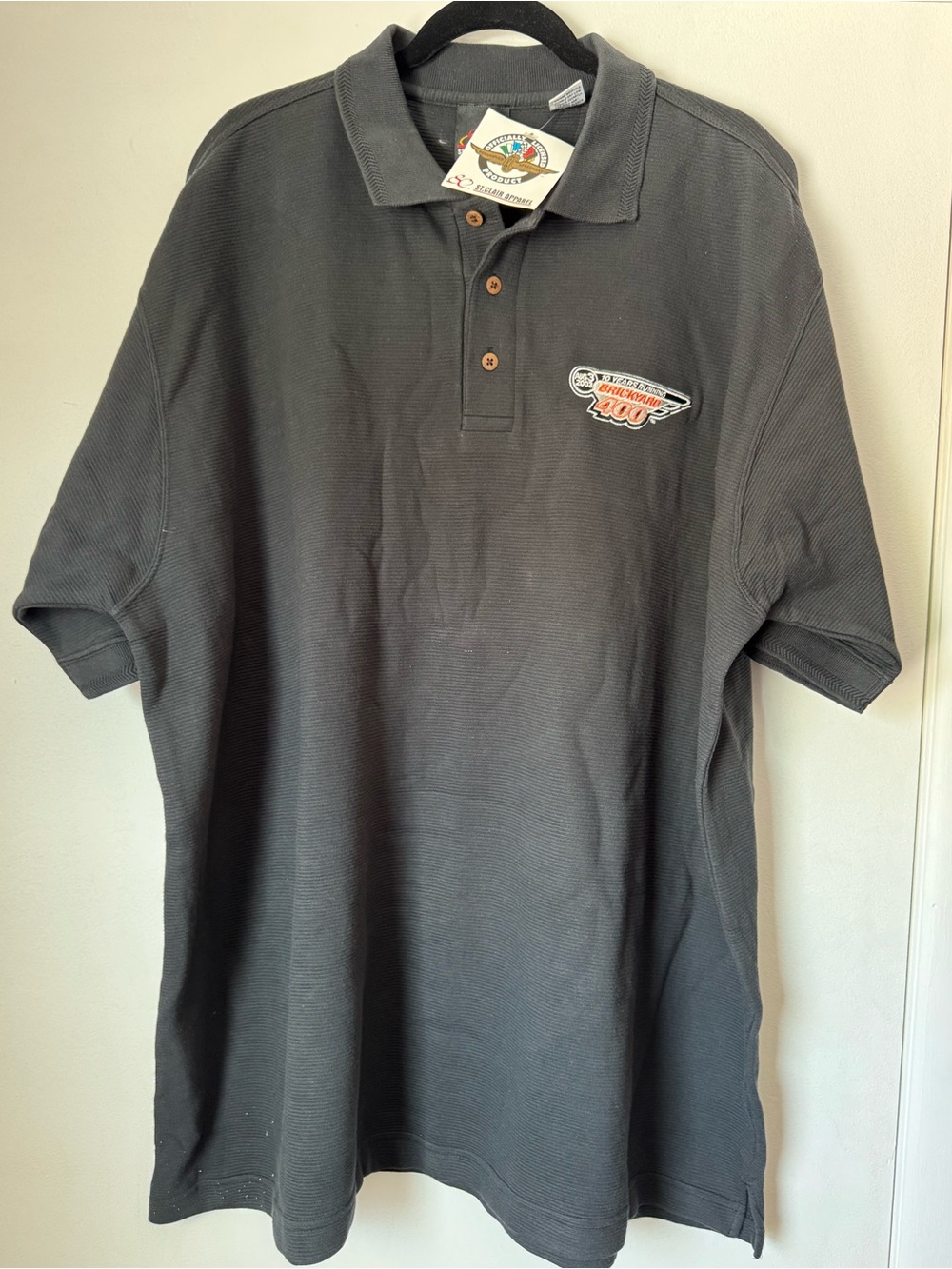 Indianapolis Motor Speedway Vintage Brickyard 400 10 Year Anniversary Polo
